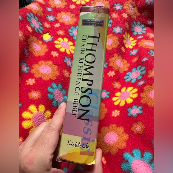 Thompson Chain Red Letter Leather KJV Bible with Box Good shape See pictures - Picture 5 of 15